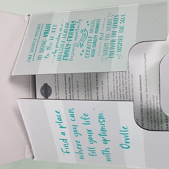 NEW, Set of 2, Scentsy Dream it, Live it, Love it. Warmer and Bar. - Picture 13 of 16